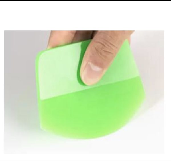 PPF squeegee 7.5*10cm Fan - shaped 9cm Green / MO-7111G-6