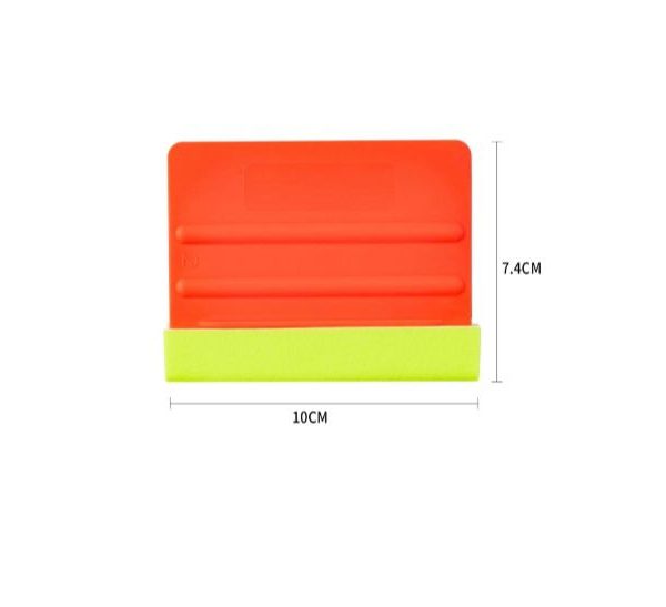 Flexible scraper Orange with green falt / MO-B1310G