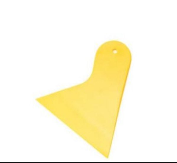Yellow small tringular scraper soft / MO-14P