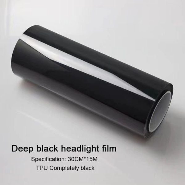 Deep Black headlight film / 30CM*15m